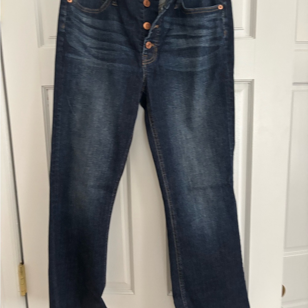J Crew 10” Demi-Boot Crop Dark Wash Women’s Jeans